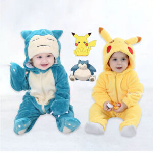 Pokemon Costume 0-5 Y Baby Snorlax Romper Anime Cosplay